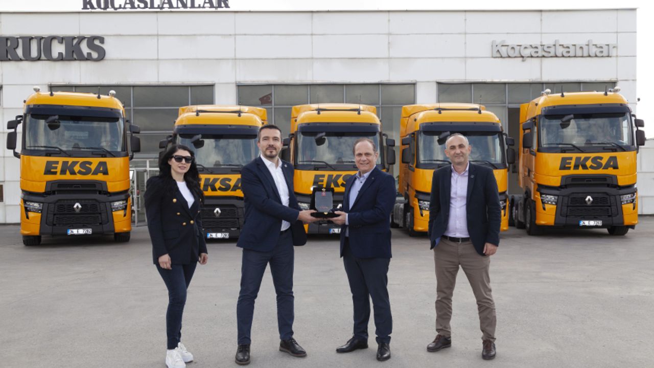 EKSA’nın yeni sarı çekicileri, yine Renault Trucks EVO serisi 