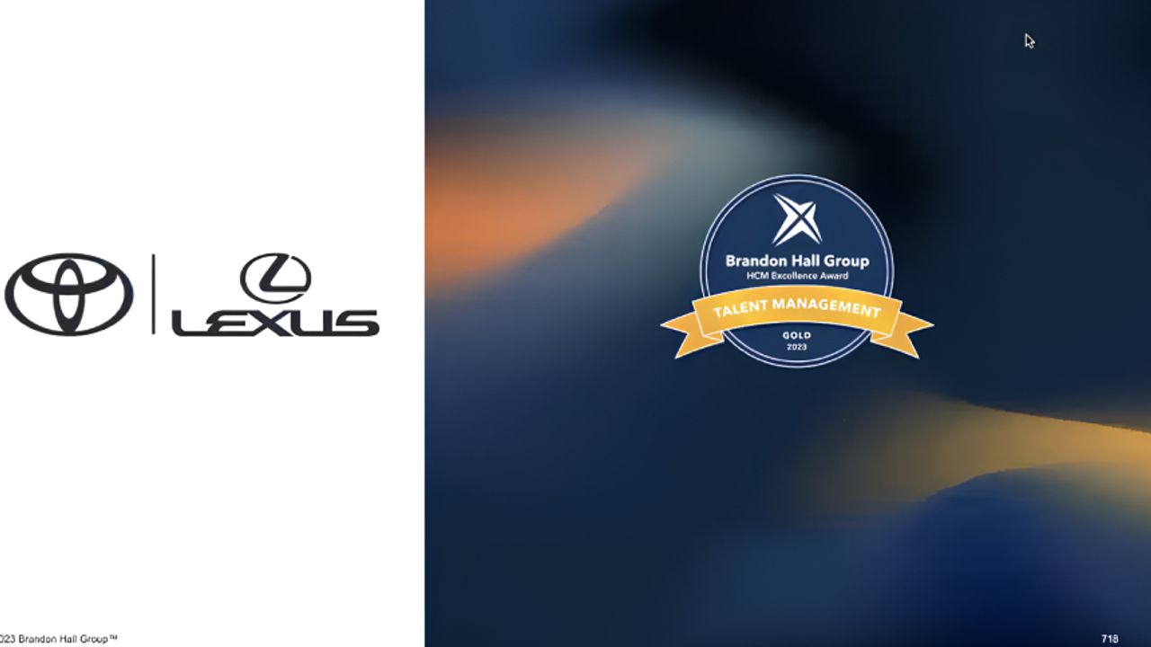 Toyota Türkiye’ye “Brandon Hall Group Mükemmellik Ödülleri’nde” Gold ödülü 