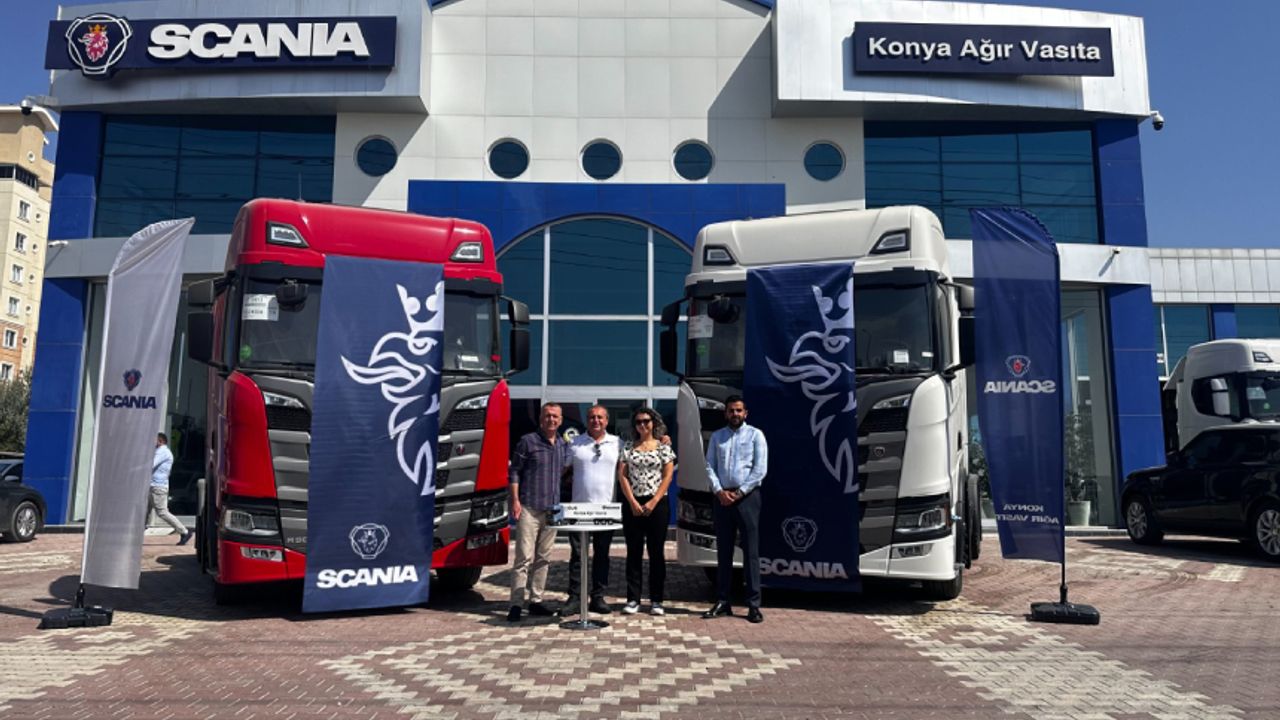 Erkan AGRO filosuna 10 adet Scania R500 ve R540 teslim etti