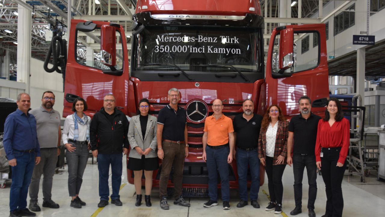 Mercedes-Benz Türk, 350 bininci kamyonunu üretti 