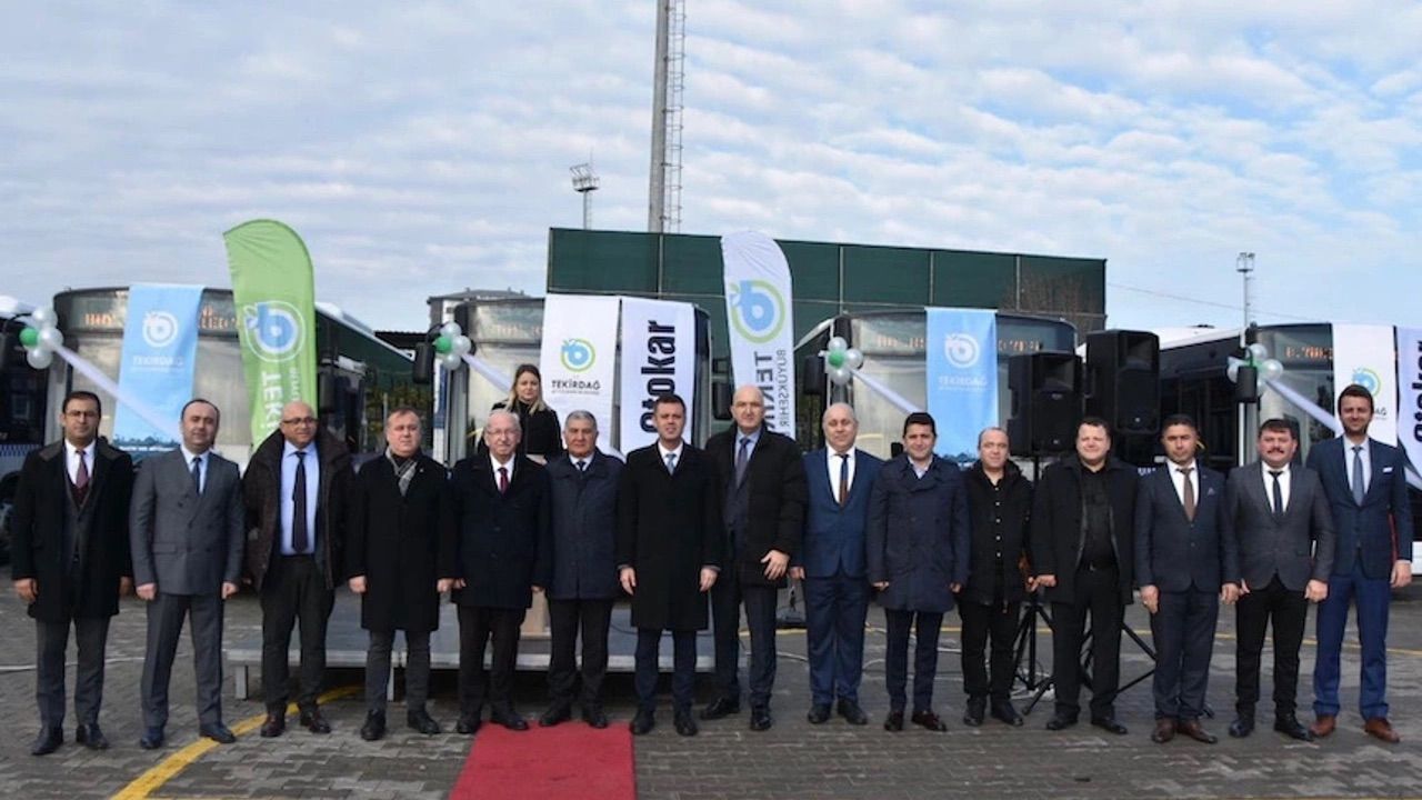 Otokar Kent LF'ler Tekirdağ'da törenle hizmete başladı