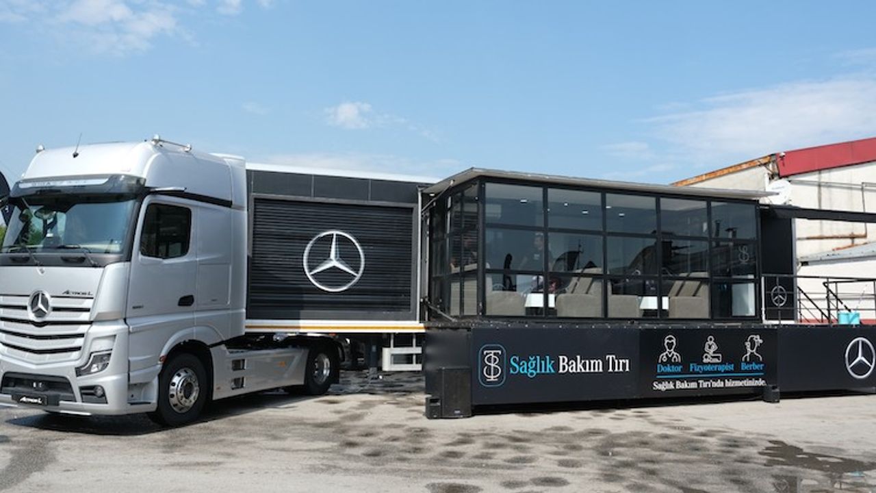 Mercedes-Benz Türk’ün Sağlık Bakım Tırı üçüncü durağı Düzce'de de yoğun ilgi gördü