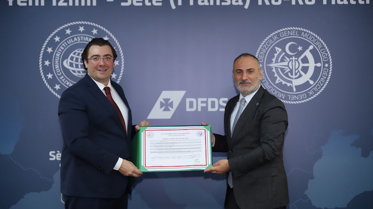 DFDS rotalarına İzmir-Sete'yi ekliyor