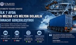 Otomotiv tedarik sanayisi 9 milyar 473 milyon dolarlık ihracat gerçekleştirdi
