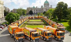 DAF Trucks Belgrad'a 44 şehir temizlik aracı teslim etti