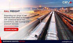 CEVA Logistics, Avrupa’ya daha fazla blok tren hizmeti sunmayı hedefliyor