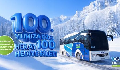 Kâmil Koç 100. yılında her ay 100 yolcuya ücretsiz bilet verecek