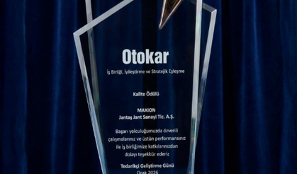 Maxion Jantaş Otokar’dan kalite ödülü aldı