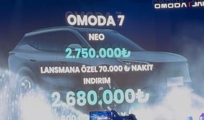 Omoda 7 ve yeni Omoda 5 lansmana özel fiyatlarla satışa sunuldu