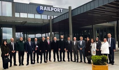 T.C. Ticaret Bakanlığı Gümrükler Genel Müdürlüğü heyeti Railport’u ziyaret etti