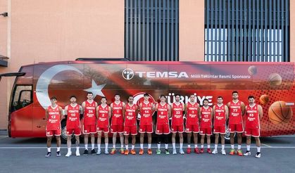 Milli basketbolcuların yeni reklam filminde Temsa imzası yer alıyor