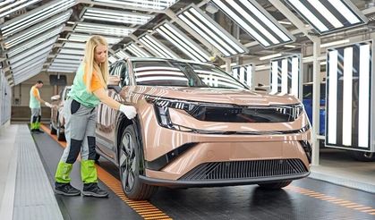 Škoda’nın elektrikli amiral gemisi SUV’u Peaq’in seri üretimi başladı