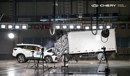 Chery TIGGO 7, canlı çarpışma testinden başarıyla geçti