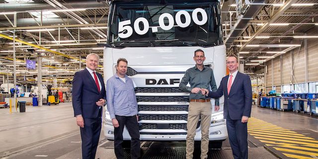 DAF, 50.000 Yeni Nesil kamyona yönelik dönüm noktasına ulaştı