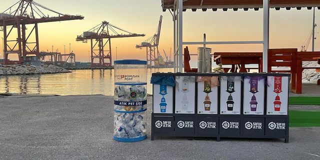 Borusan Limanı, pet şişe atıklarını döngüsel ekonomiye kazandırıyor