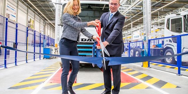Yeni DAF elektrikli kamyon montaj tesisinin açılışı gerçekleştirildi