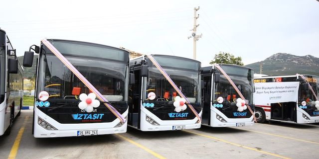 Otokar’ın Centro ve Kent LF'leri Yeni Foça'da hizmete başladı