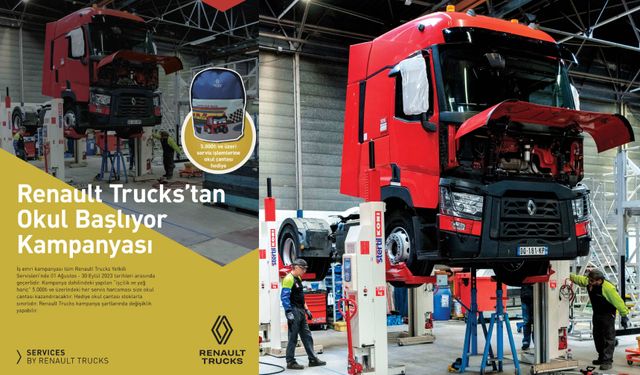  Renault Trucks’tan “Okul Başlıyor” kampanyası