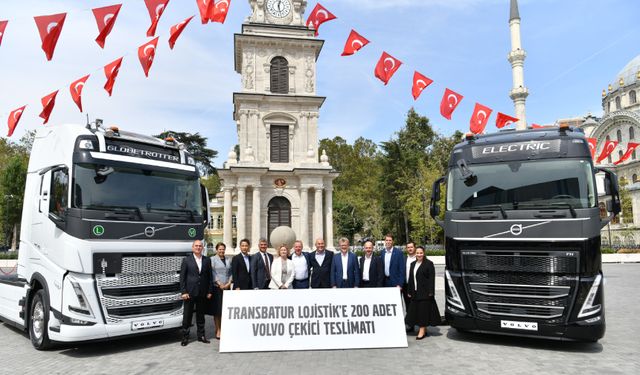 Transbatur Lojistik, 200 adet Volvo çekici yatırımı yaptı