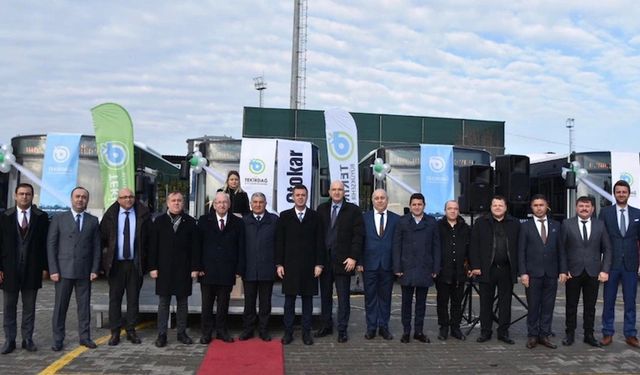 Otokar Kent LF'ler Tekirdağ'da törenle hizmete başladı
