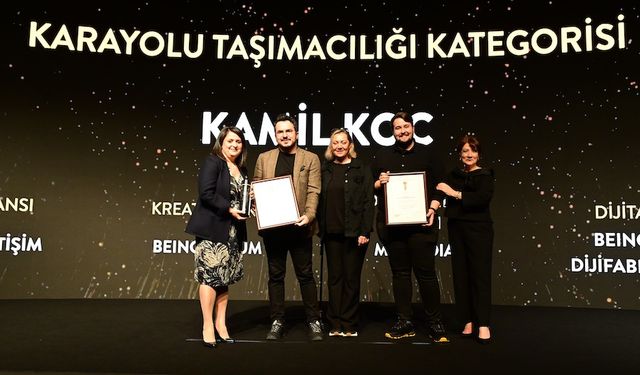 Kâmil Koç, The ONE Awards’ta üst üste üçüncü kez ‘Yılın İtibarlısı’ seçildi 