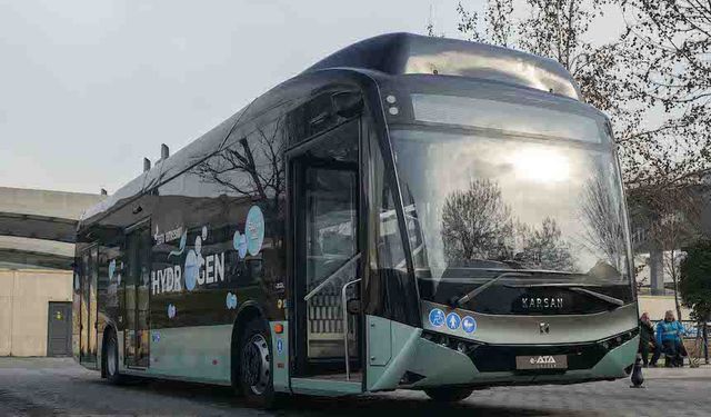 Karsan’ın hidrojenli otobüsü e-ATA’yı Türkiye’de ilk kez Gaziantepliler test etti