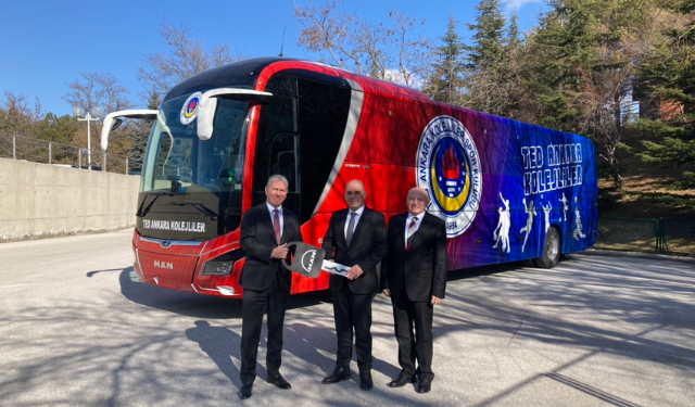 TED Ankara Koleji’nin tercihi MAN’ın ödülü otobüsü Lion’s Coach oldu