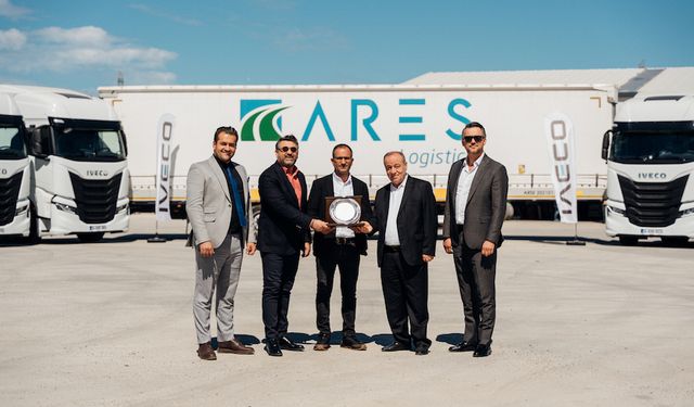 Iveco, Ares Logistics'e 50 adet çekicinin ilk 11'ini teslim etti