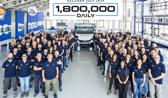 IVECO Suzzara fabrikasında 1.800.000'inci Daily aracını üretti