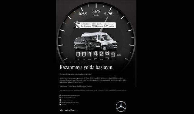 Mercedes-Benz’den  Hafif Ticari Araçlara İndirimli Servis Fırsatı