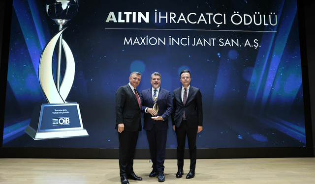 Maxion İnci Jant Grubu’na OİB’den Altın Ve Gümüş Ödül
