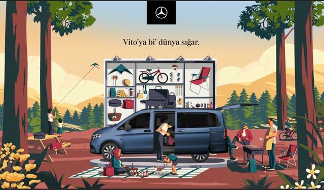 Vito Tourer “Vito’ya Bi’ Dünya Sığar” Sloganıyla Teste Çıkıyor