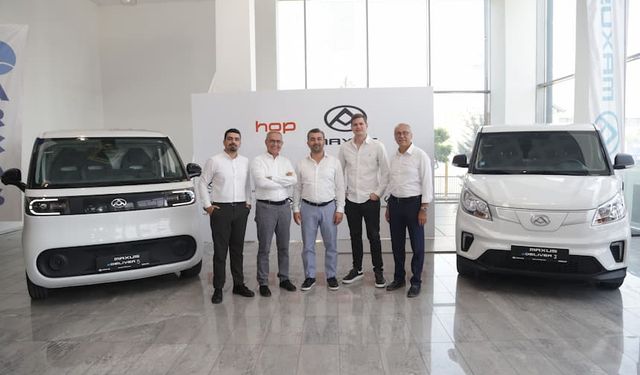 Maxus’tan Hop Teknoloji’ye elektrikli filo teslimatı