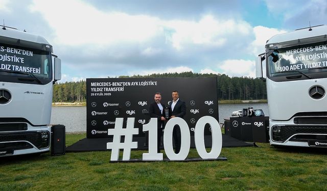 AYK Lojistik, araç filosunu 100 adet Mercedes-Benz Actros L ile genişletti