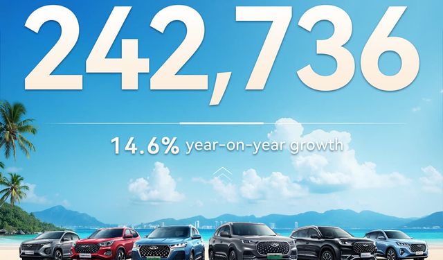 Chery Grubu Ağustos Ayında 243 Bin Adetlik Rekor Satışa İmza Attı