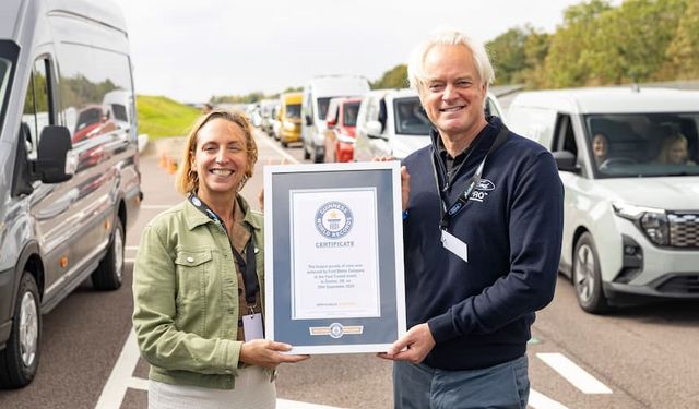 Ford Transit’ten 60. yılında Guinness Dünya Rekoru™