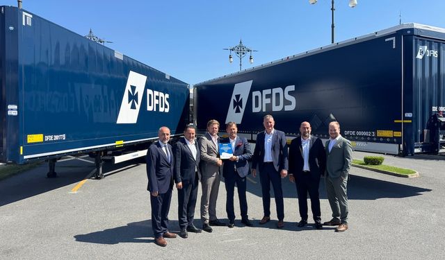 DFDS ve Krone, Türkiye’de 1050 treyler teslimatıyla iş birliğini büyüttü