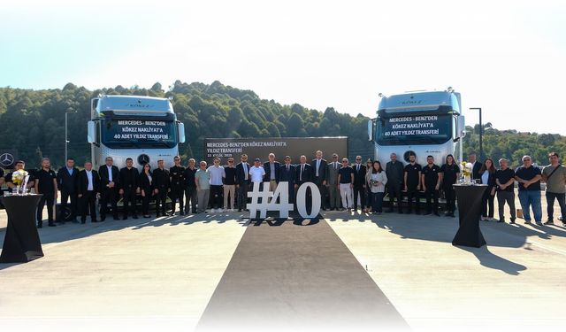 Mercedes-Benz Türk ve Kökez Nakliyat iş birliği 40 yeni araçla güçlendi