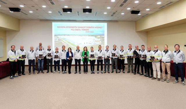 Toyota Türkiye 388 çalışanını Hizmet Yılı ödülleriyle onurlandırdı