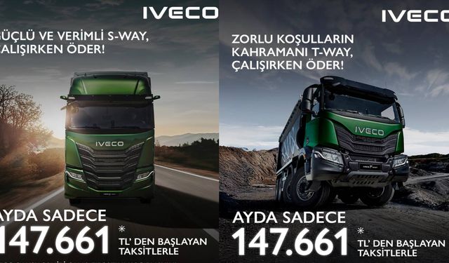 Iveco kampanyasında balon ödemeli kredi avantajı