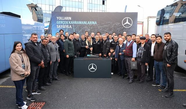 Mercedes-Benz Türk Dünya Şoförler Günü’nü yine şoförlerle kutladı