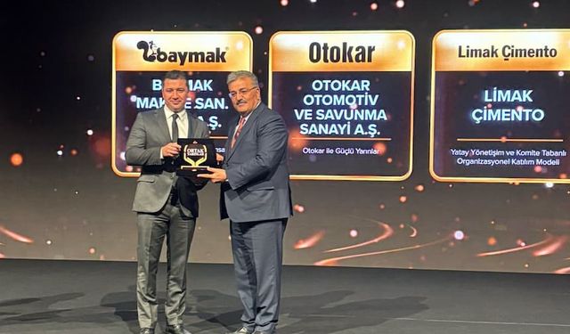 Otokar’ın mesleki eğitime yatırımı ödülle taçlandı