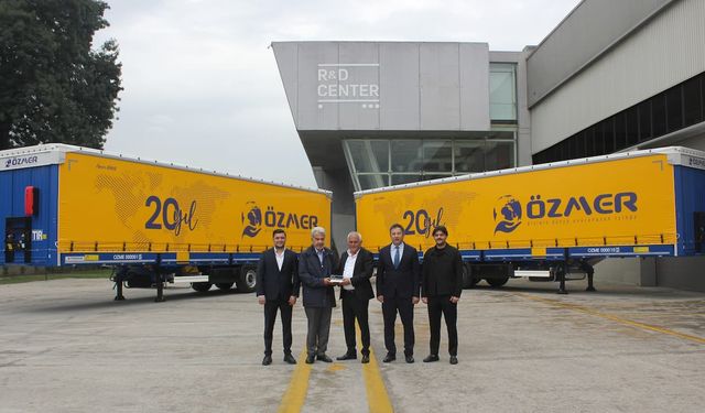 Özmer Lojistik 20. yılında filosunu 60 Tırsan treyler ile güçlendirdi