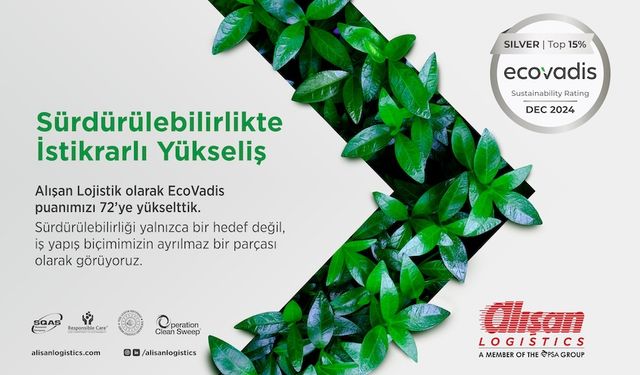 Alışan Lojistik’ten uluslararası sürdürülebilirlik başarısı