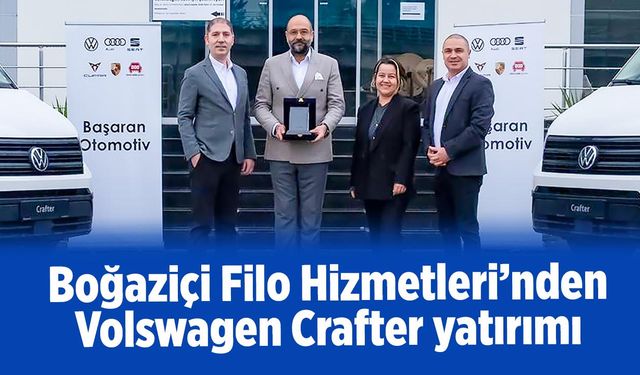 Boğaziçi Filo Hizmetleri filosuna 22 adet Volkswagen Crafter kattı