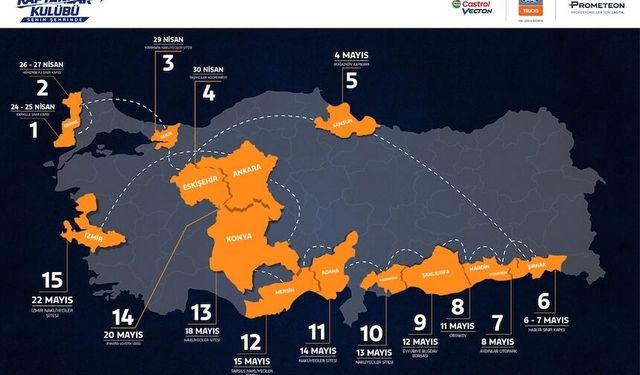Ford Trucks, Castrol ve Prometeon Türkiye turuna başlıyor