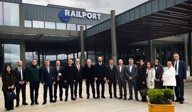 T.C. Ticaret Bakanlığı Gümrükler Genel Müdürlüğü heyeti Railport’u ziyaret etti