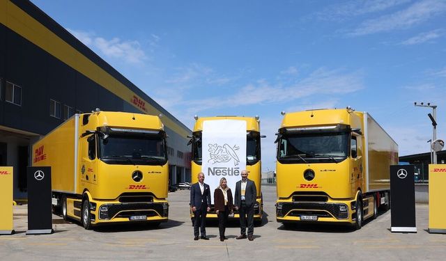 Mercedes-Benz eActros 600 çekiciler DHL Supply Chain Türkiye operasyonlarında kullanılacak