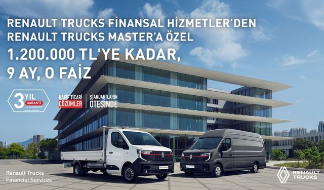 Renault Trucks Master Red EDITION'a lansmana özel sıfır faizli kredi desteği