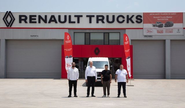 Renault Trucks Master Red EDITION'ın Türkiye'deki ilk teslimatı Mersin'de yapıldı